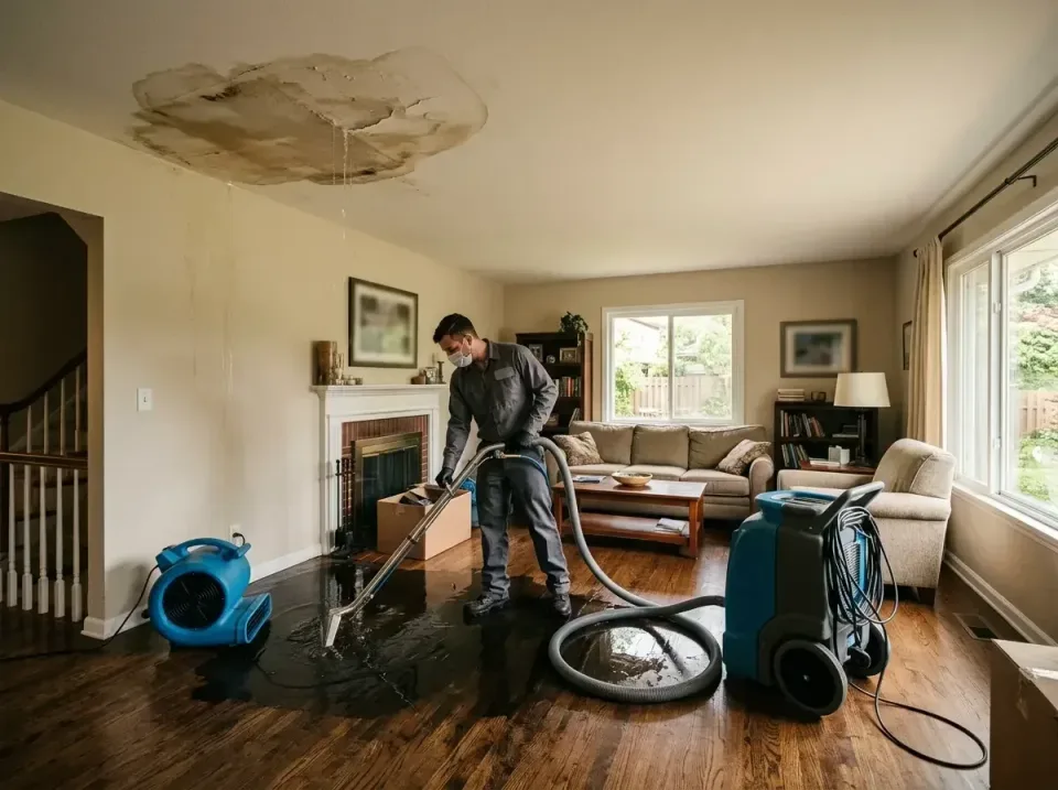 attic-pipe-burst-ceiling-drip-008 — frequently asked questions, Water Damage Restoration & Carpet Care in Youngsville, LA